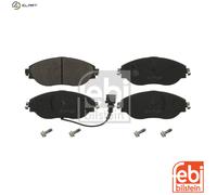 FEBI 16868 BRAKE PAD SET DISC BRAKE Front