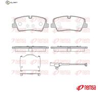 REMSA 1687.10 Brake pad set