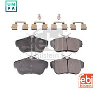 Febi Bilstein 16891 Disc Brake Brake Pad Set Fits Peugeot Expert 2.0 16V '07-'22