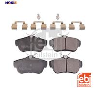 Febi Bilstein 16891 Disc Brake Brake Pad Set Fits Peugeot Expert 2.0 16V '07-'22