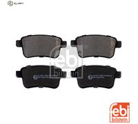 Ferdinand Bilstein Brake Pads Set for Renault Kangoo 1.5D Rear 2008 – 16897 / 440604876R, 440606267R