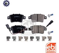BRAKE PAD SET DISC BRAKE 16898 FOR FIAT GRANDE/PUNTO ABARTH 1.4L 4cyl PUNTO 1.4L