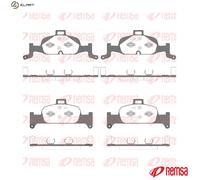 REMSA 1691.10 Brake pad set