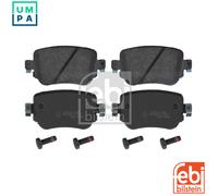 febi bilstein 16912 Brake Pad Set with securing bolts, 1 unit