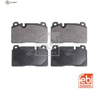 Brake Pads Set fits AUDI SQ5 8RB 3.0 Front 13 to 17 8R0698151AA 8R0698151AB Febi