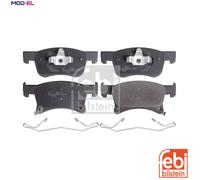 febi bilstein 16942 Brake Pad Set with brackets, 1 unit