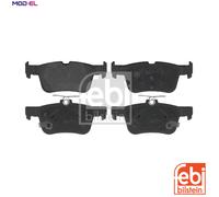 febi bilstein 16943 Brake Pad Set with fastening material, 1 unit