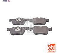 Brake Pads Set fits CITROEN C4 PICASSO Mk2 1.6D Front 2013 on 1609898580 Febi