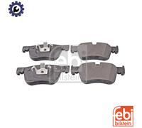 Brake Pads Set fits CITROEN C4 PICASSO Mk2 1.6D Front 2013 on 1609898580 Febi