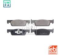 febi bilstein 16965 Brake Pad Set, 1 unit
