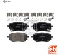 BRAKE PAD SET DISC BRAKE 16981 FOR MERCEDES-BENZ OM699.301/300 2.3L 4cyl X-CLASS