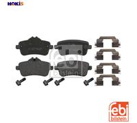 Brake Pads Set fits MERCEDES ML250 W166 2.2D Rear 11 to 15 OM651.960 A0004206704