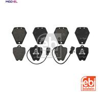 Brake Pads Set fits AUDI A8 D2 6.0 Front 01 to 02 AZC 4A0698151B 4A0698151D Febi