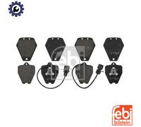 Brake Pads Set fits AUDI A8 D2 6.0 Front 01 to 02 AZC 4A0698151B 4A0698151D Febi