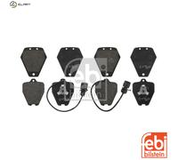 Brake Pads Set fits AUDI A8 D2 6.0 Front 01 to 02 AZC 4A0698151B 4A0698151D Febi