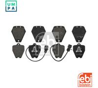 Brake Pads Set fits AUDI A8 D2 6.0 Front 01 to 02 AZC 4A0698151B 4A0698151D Febi