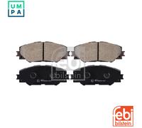 Brake pads Front Axle 170237 FEBI BILSTEIN for TOYOTA RAV 4 III PRIUS PLUS VERSO