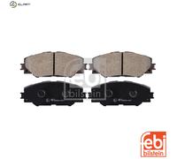 Brake pads Front Axle 170237 FEBI BILSTEIN for TOYOTA RAV 4 III PRIUS PLUS VERSO