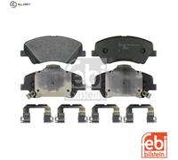 Brake Pads Set fits KIA STONIC YB 1.6D Front 2017 on 58101H5A25 58101H8A00 Febi