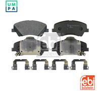 Brake Pads Set fits KIA STONIC YB 1.6D Front 2017 on 58101H5A25 58101H8A00 Febi