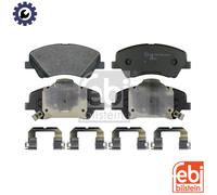 Brake Pads Set fits KIA STONIC YB 1.6D Front 2017 on 58101H5A25 58101H8A00 Febi