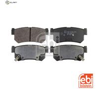 Brake pads Rear Axle 170638 FEBI BILSTEIN for SSANGYONG DAEWOO
