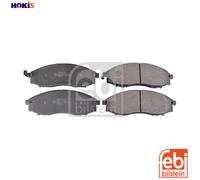 FEBI Bilstein Brake Pads 170665 Front Axle Disc Brake for Nissan NP300 Pickup Navara