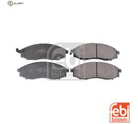 Brake pads Front Axle 170665 FEBI BILSTEIN for NISSAN NP300 PICKUP NAVARA