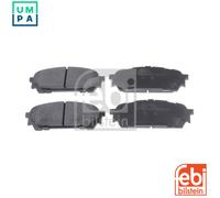 Brake pads Rear Axle 170666 FEBI BILSTEIN for SUBARU IMPREZA Estate FORESTER