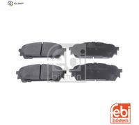 Brake pads Rear Axle 170666 FEBI BILSTEIN for SUBARU IMPREZA Estate FORESTER