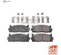 Brake pads Front Axle 170789 FEBI BILSTEIN for TOYOTA CAMRY Saloon