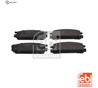 febi bilstein 170873 Brake Pad Set, 1 unit