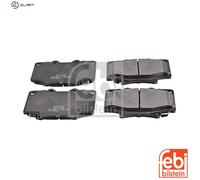 Brake pads Front Axle 170876 FEBI BILSTEIN for TOYOTA LAND CRUISER 80