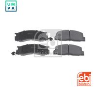 febi bilstein 170884 Brake Pad Set, 1 unit