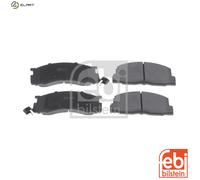 FEBI BILSTEIN 170884 Brake pad set