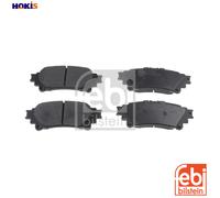 febi bilstein 170897 Brake Pad Set, 1 unit