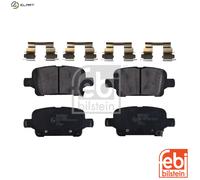 FEBI Bilstein Brake Pad Set 171397 with fastening material - 1 unit