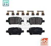 FEBI Bilstein Brake Pad Set 171397 with fastening material - 1 unit