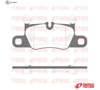 REMSA REAR DISC BRAKE BRAKE PAD SET 171430 FOR PORSCHE