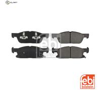 Brake Pads Set fits FORD S-MAX TDCi 2.0D Front 2015 on E1GC2K021AC 1884555 Febi