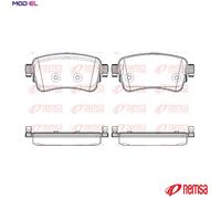 BRAKE PAD SET DISC BRAKE 1720.00 FOR PEUGEOT EXPERT/Platform/Chassis/Van 1.6L