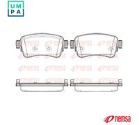 BRAKE PAD SET DISC BRAKE 1720.00 FOR PEUGEOT EXPERT/Platform/Chassis/Van 1.6L
