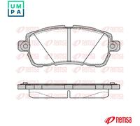 BRAKE PAD SET DISC BRAKE 1728.00 FOR FORD YSKD/YSKE/B2KA 1.2L 4cyl FIGO