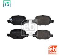 Brake Pads Set fits FIAT 500L 199LYC1B 9 Rear 2012 on 77366456 77366457 77366993