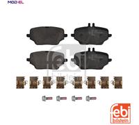FEBI BILSTEIN Brake Pad Set 176866, Rear for Mercedes GLE (W167) 116.9 mm
