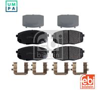 Brake Pads Set fits HYUNDAI KONA 1.0 Front 2017 on G3LC 58101G3A00 58101J9A50