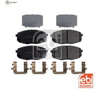 Brake Pads Set fits HYUNDAI KONA 1.0 Front 2017 on G3LC 58101G3A00 58101J9A50