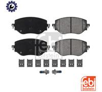 Brake Pads Set fits RENAULT CLIO MK5 1.0 Front 2019 on 410608885R Febi Quality