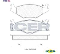 BRAKE PAD SET DISC BRAKE 180460 FOR VW SANTANA GOLF/III/Van/Mk/ SCIROCCO 1.3L