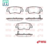 BRAKE PAD SET DISC BRAKE 1807.12 FOR KIA G3LC 1.0L 3cyl STONICG4LA 1.2L 4cyl